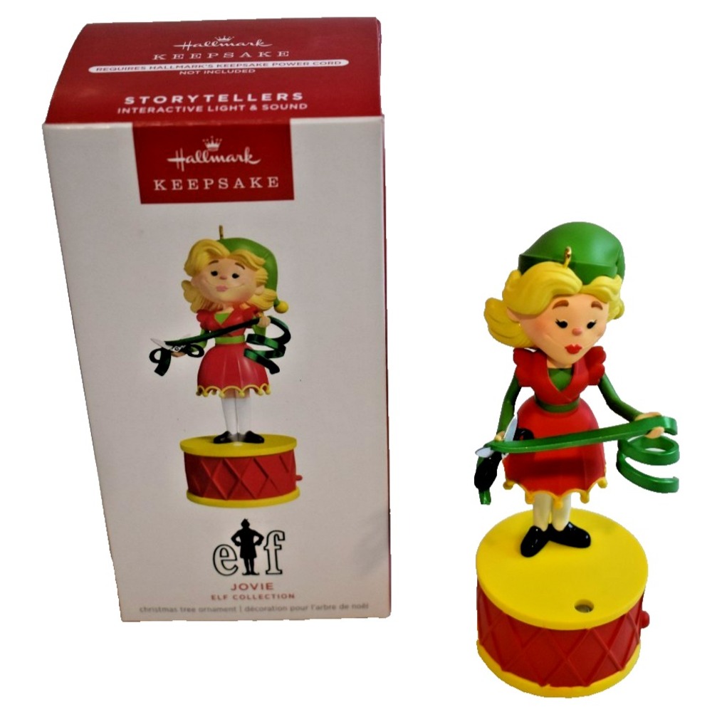 2025 Hallmark Ornament JOVIE Elf Collection Storytellers Light & Sound NIB